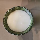 Bougie dans bol Tamegroute. Menthe