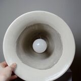 Large modern Raku beige and brown Keramos Sèvres lamp - Jean Besnard 1889-