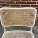 Set of 4 Cesca b32 model chairs in white by Marcel Breuer