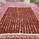 Authentic Beni Ouarain rug 250 x 200 cm – Natural wool chocolate brown