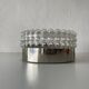 Round bubble glass wall lamp or flush mount by Limburg, 1960s, Germany