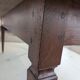 Campaign table in solid oak, Directoire style.