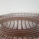 Plat en verre vintage
