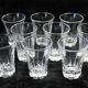 Set of 9 Liqueur or Shot Glasses - Art Deco 1940 certified