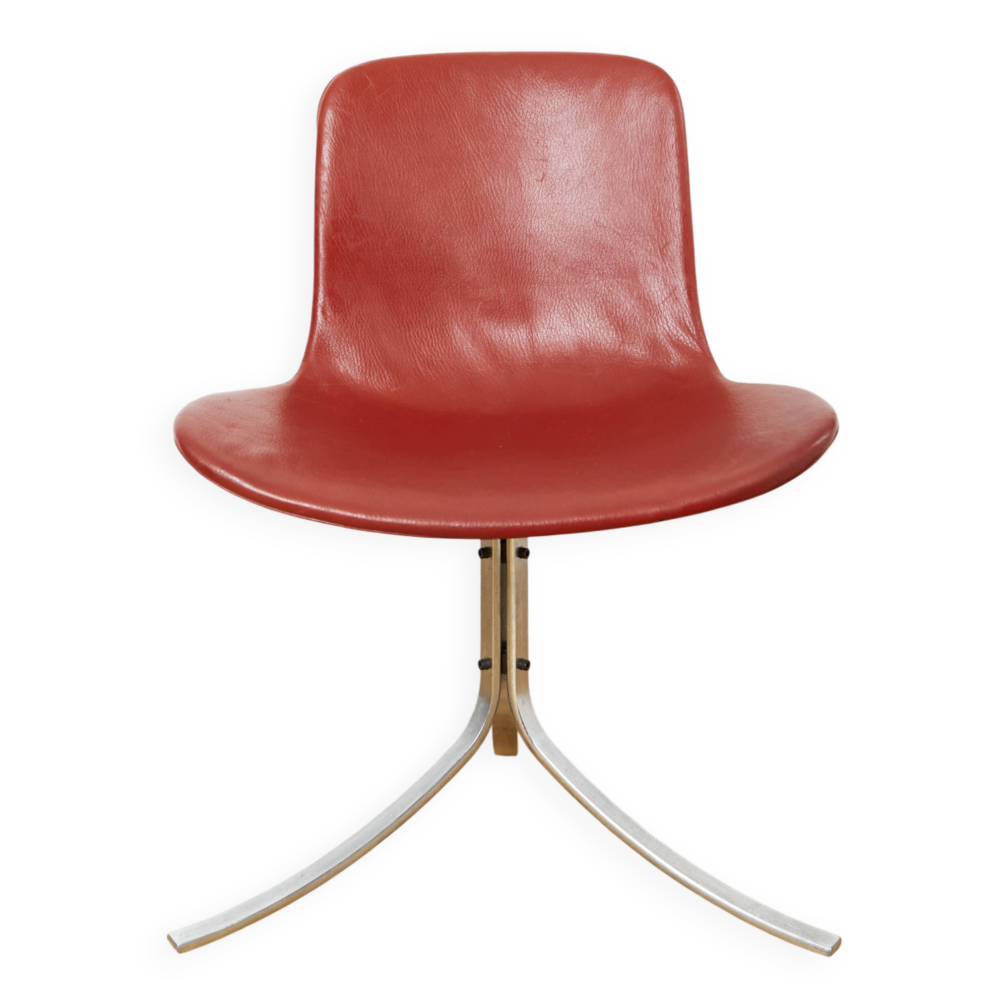 Chaise Poul Kjærholm PK9 pour Fritz Hansen