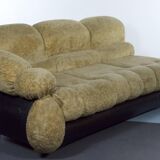 three-seater sofa designed by Adriano Piazzesi, produced in Italy during the 1970s. Upholster