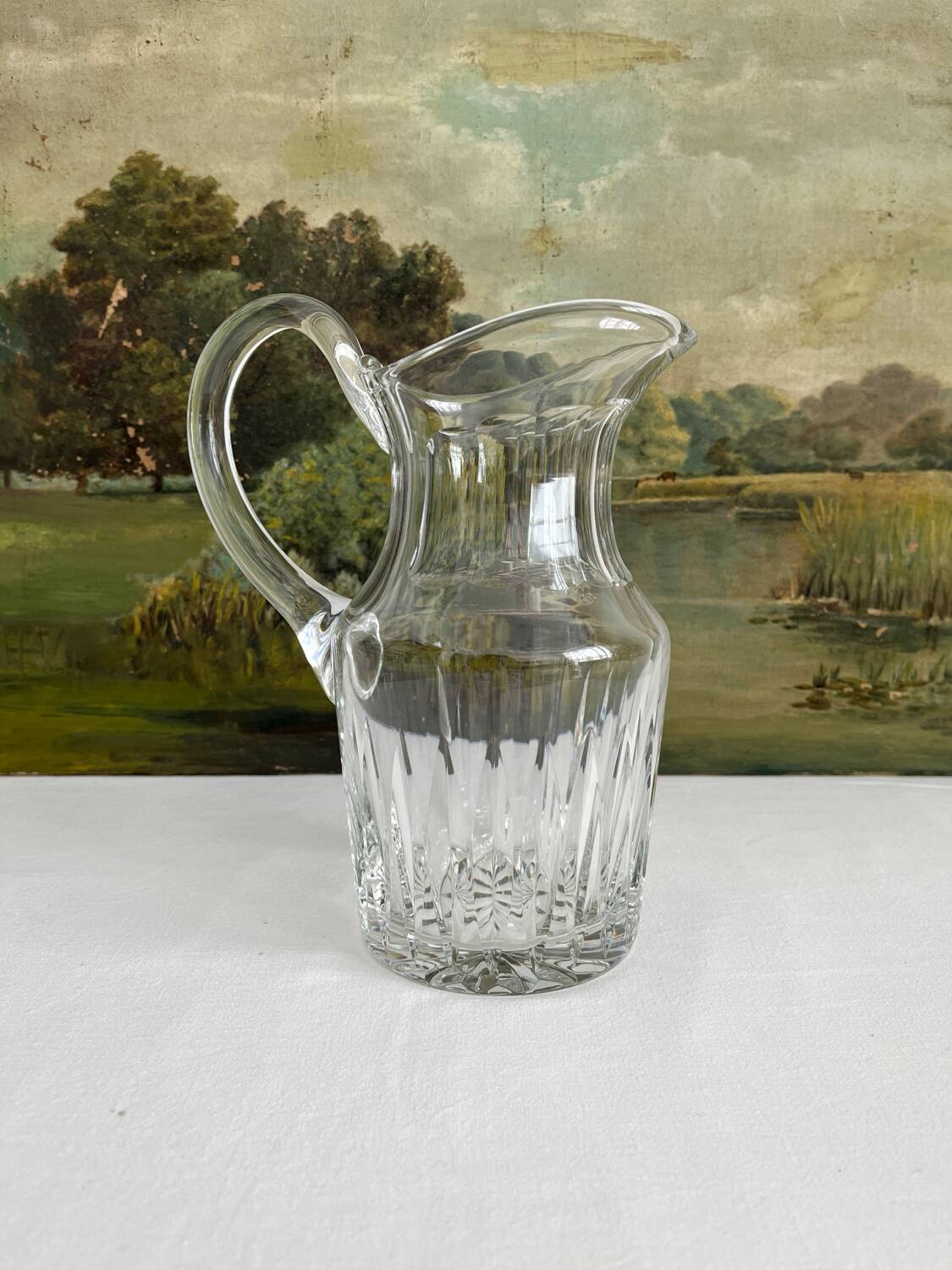 Saint Louis cut crystal water pitcher
