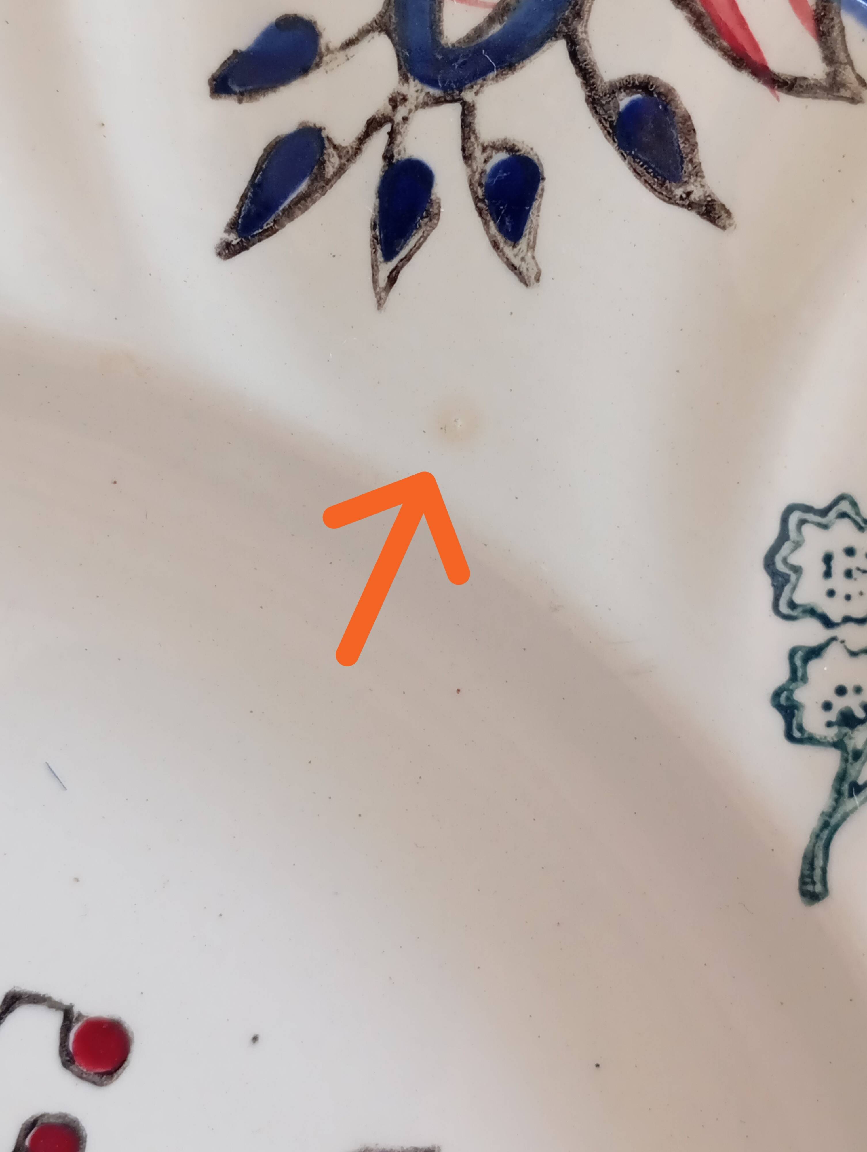 Flat plates "Vieux Rouen" Longwy