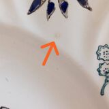 Flat plates "Vieux Rouen" Longwy