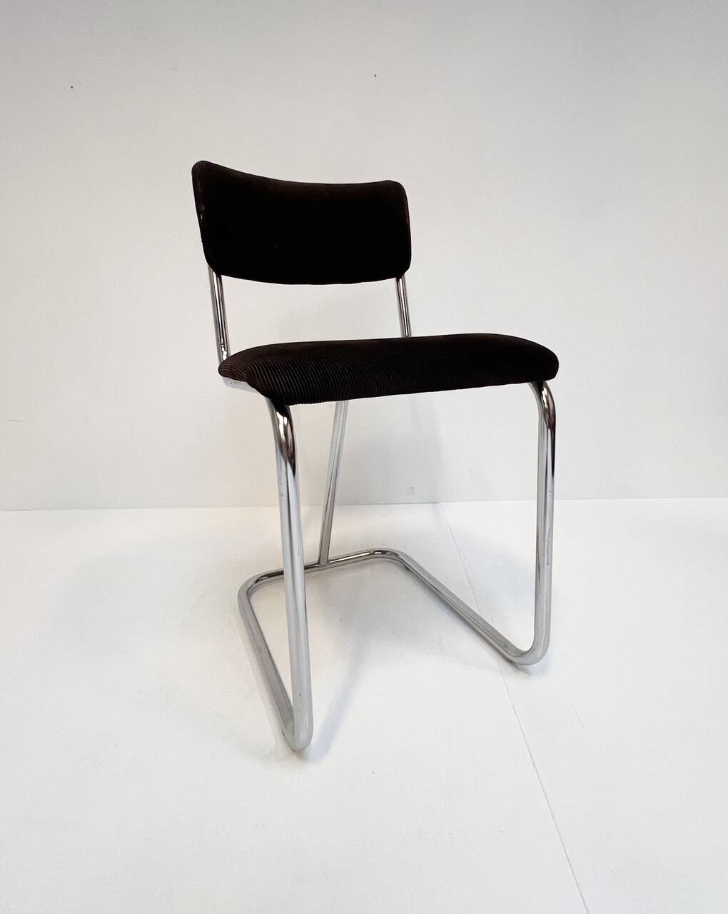 Set metal dining chairs in Gispen style (4), 1970s