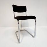 Set metal dining chairs in Gispen style (4), 1970s