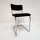 Set metal dining chairs in Gispen style (4), 1970s