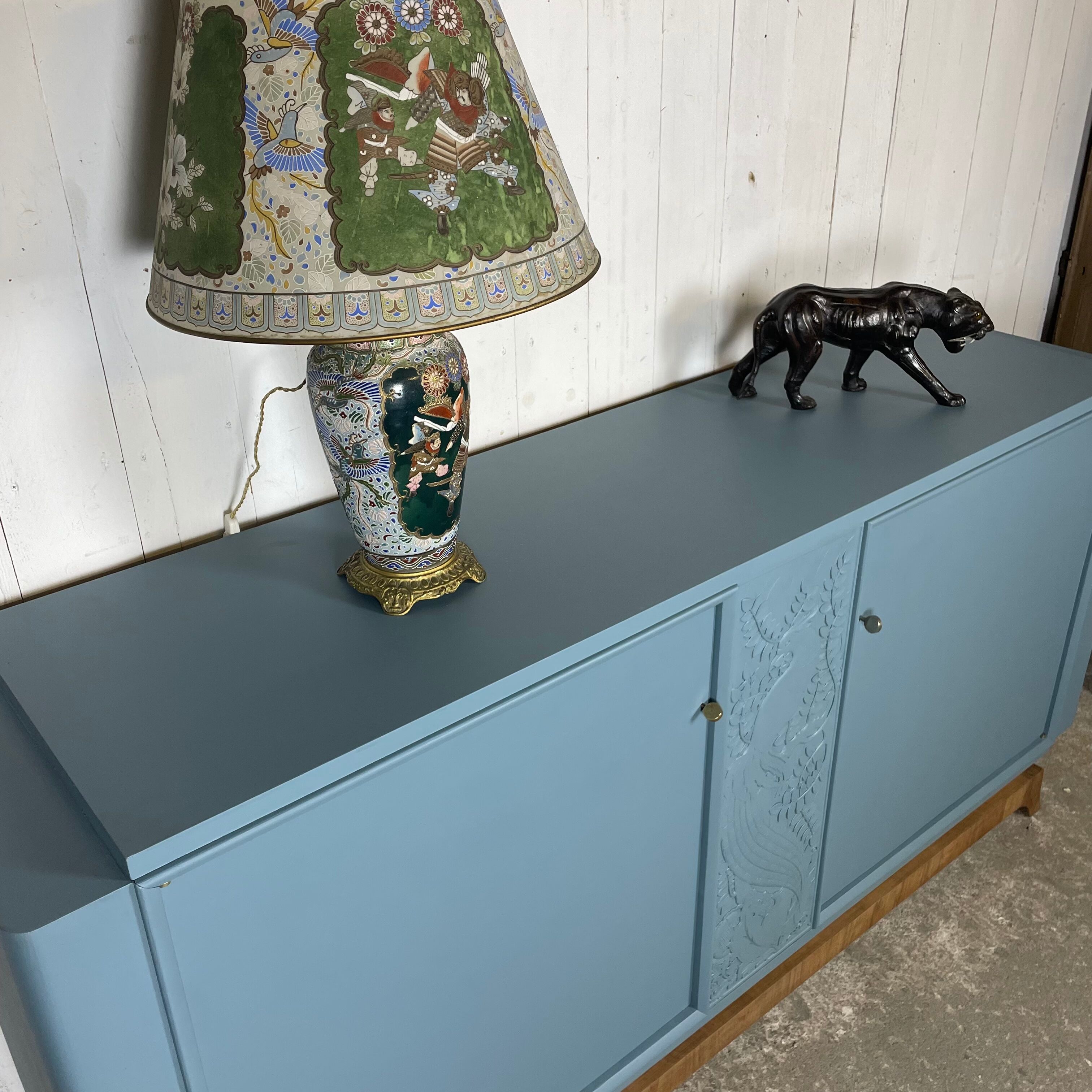 Enfilade art déco blue