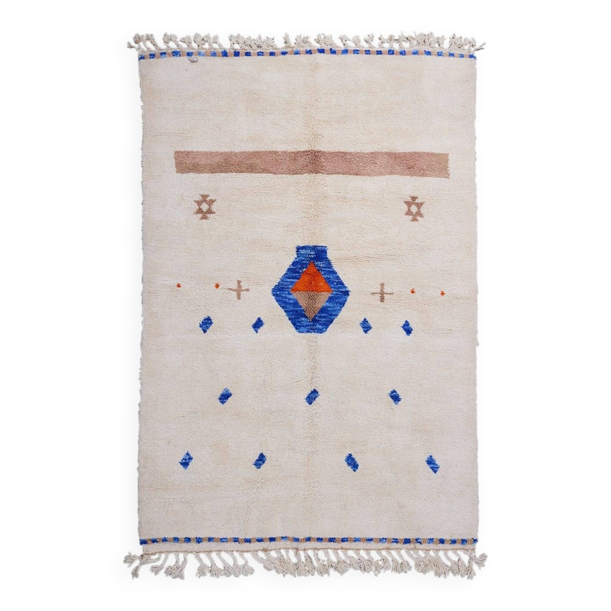 Tapis berbère mrirt en laine mesure 250cmx150cm
