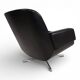 Fauteuil en cuir Eugen Schmidt, 1960