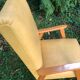 Vintage 60s yellow Scandinavian armchairs