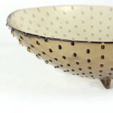 Bol Vintage en Verre à Clous en Forme de Larme, 1970s