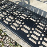 Art Nouveau iron bench