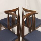 Set of 4 chairs from the 60s/70s, M. Zieliński type 200/100B. Ref Macha