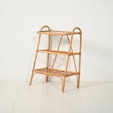 Scandinavian Bamboo Magazine Rack, 1960s