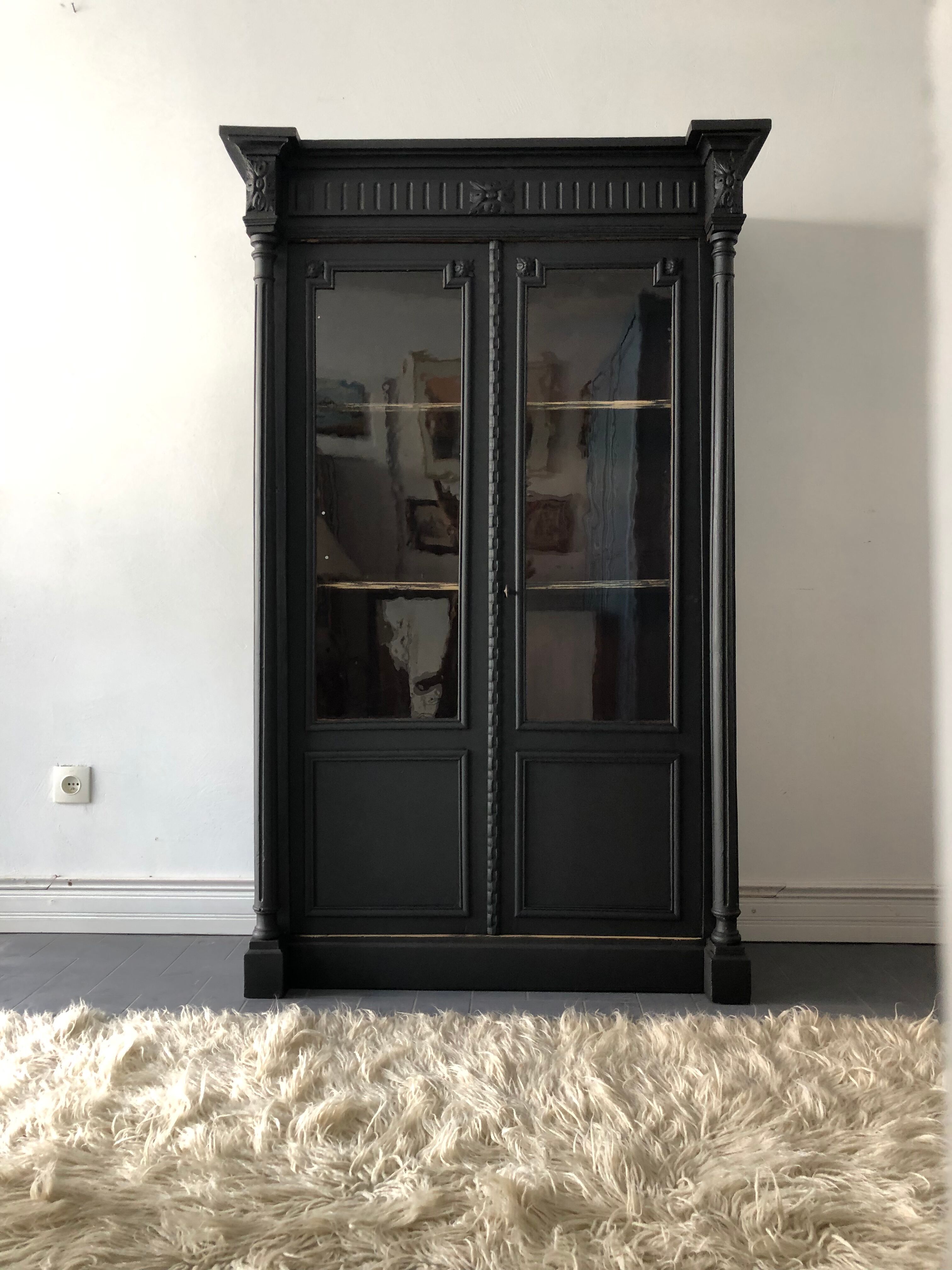 Glass cabinet late nineteenth century