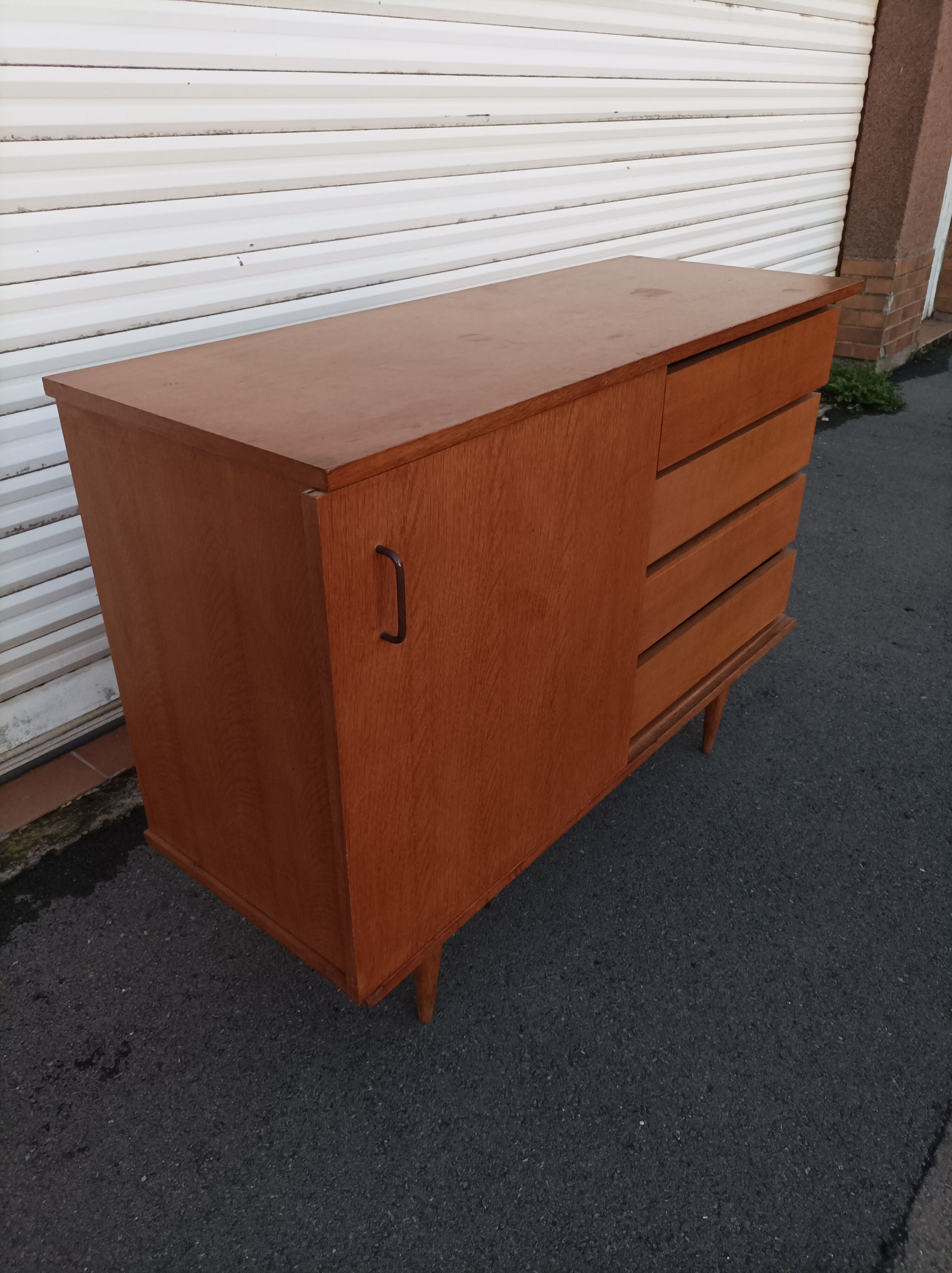 Old vintage danish scandinavian buffet