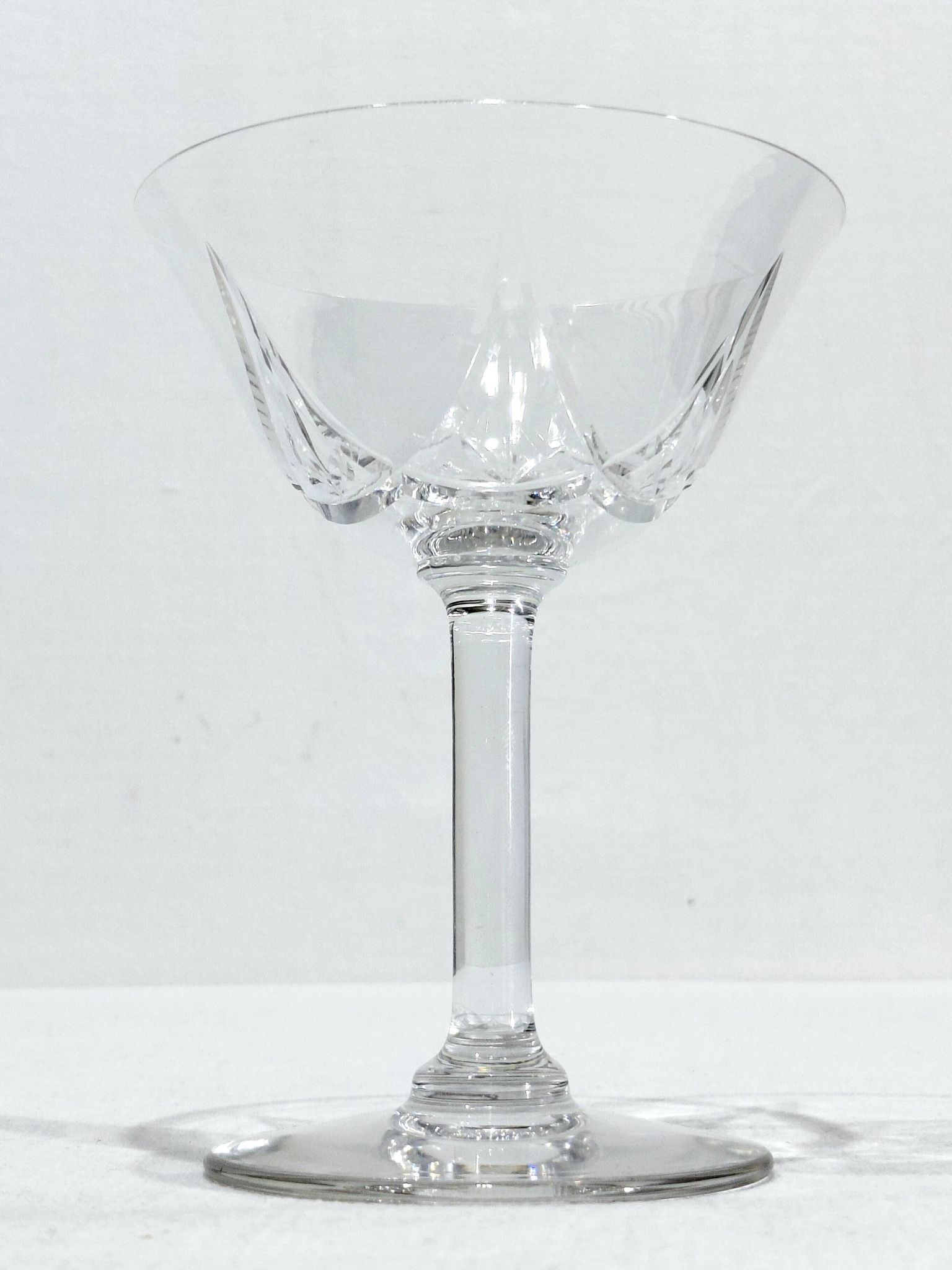 Saint Louis - 10 coupes à champagne en cristal - modèle Lasalle