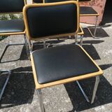 Set of 6 Cesca B32 chairs by Marcel Breuer