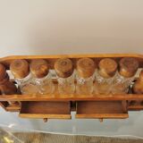 Wooden spice wall servant 60s/70s