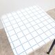 Vintage 80s melamine stool in navy blue checkered pattern.