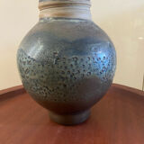 Vase boule en grès émaillé