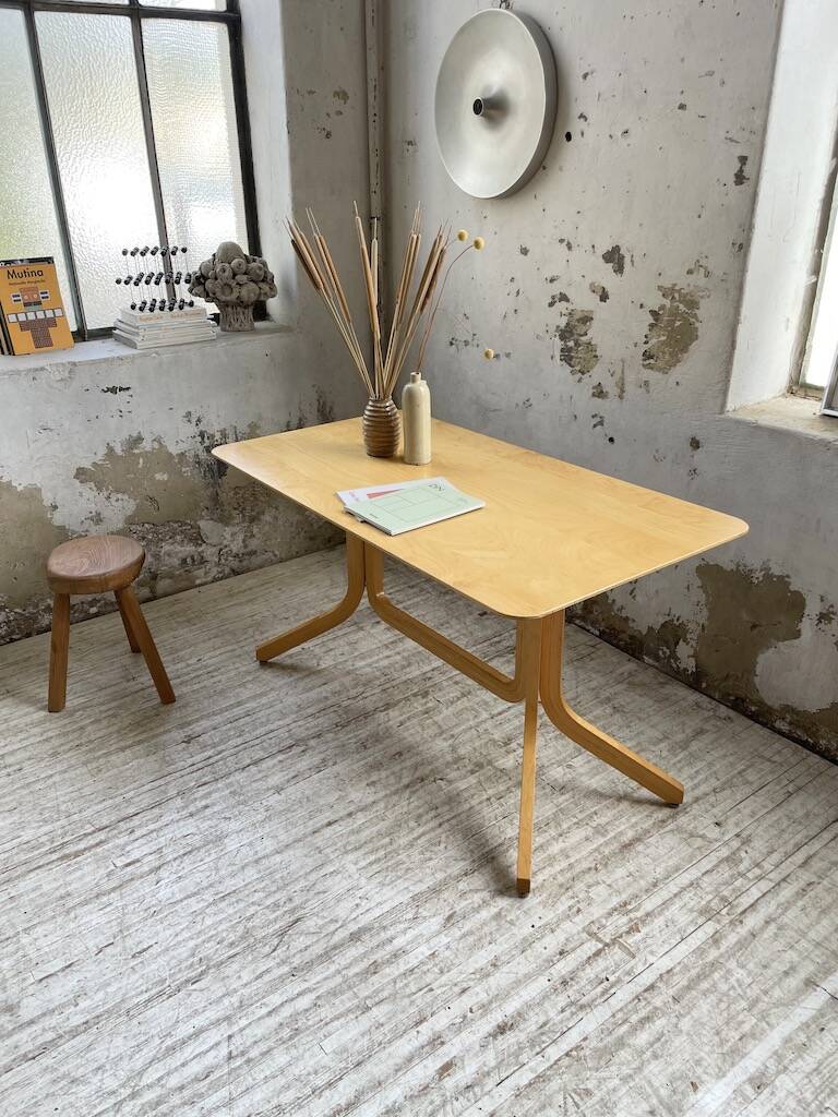 Alback bentwood beech table Ikea vintage