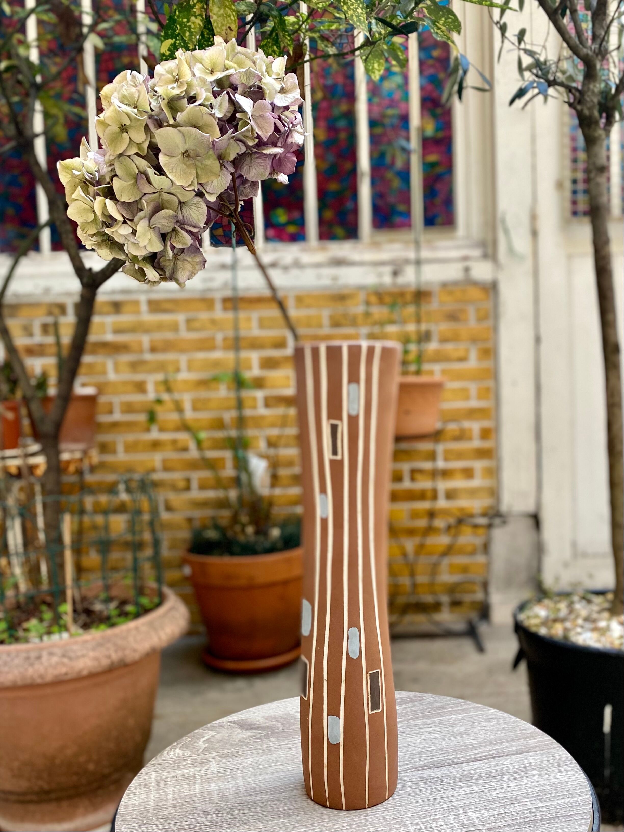 Ceramic vase year 50