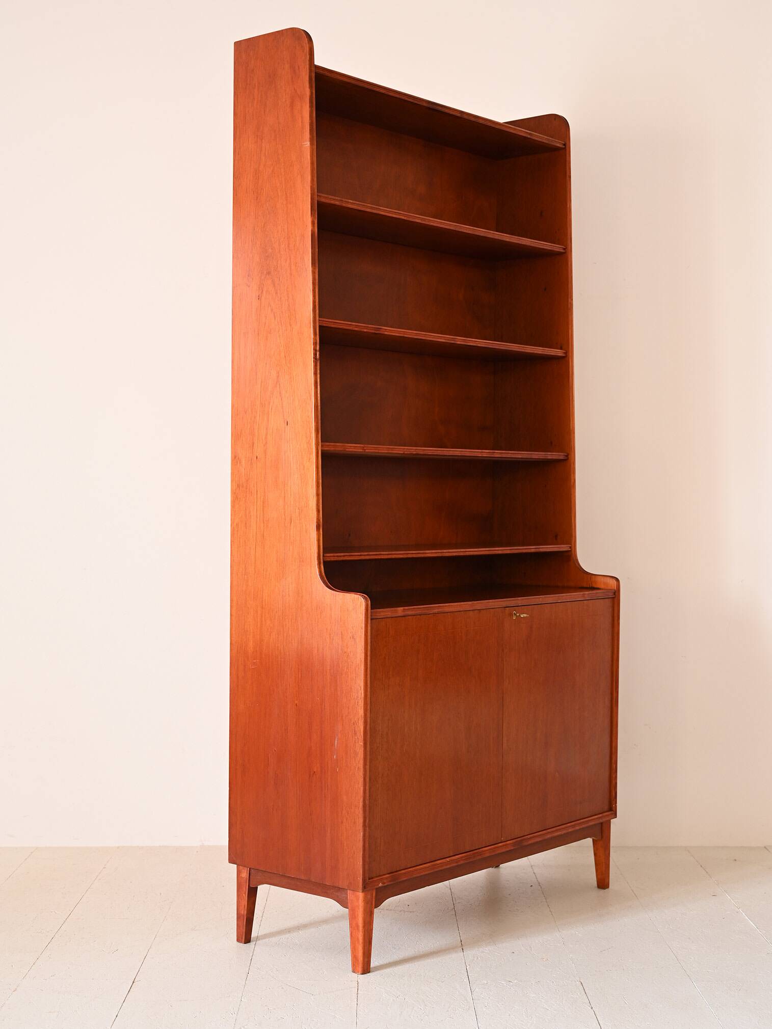 Swedish bookcase with lockable doors