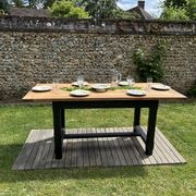 Vintage solid oak farmhouse table