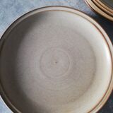 Stoneware plates set of 8