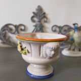 Pot cover in slip and ceramic 60s 70s