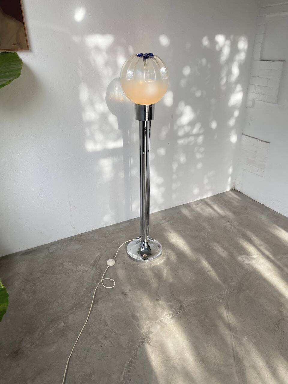 Mazzega floor lamp 1970 Murano glass