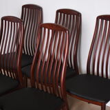Six chaises fabriquées au danemark dans les années 80/90