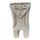 Anthropomorphic stone table lamp brutalised by Albert Tormos.