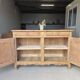 Large Louis XV style solid wood buffet, restored