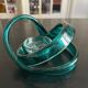 glass ribbon candle holder