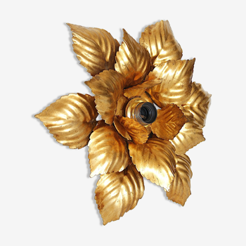 Wall light  flower metal gold