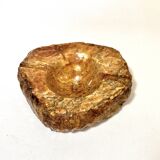 Vintage ochre alabaster ashtray by Romano Bianchi vintage 1960 marble