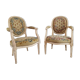 Pair of Louis XVI period armchairs