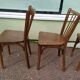 Lot de 4 chaises de bistrot bois Baumann