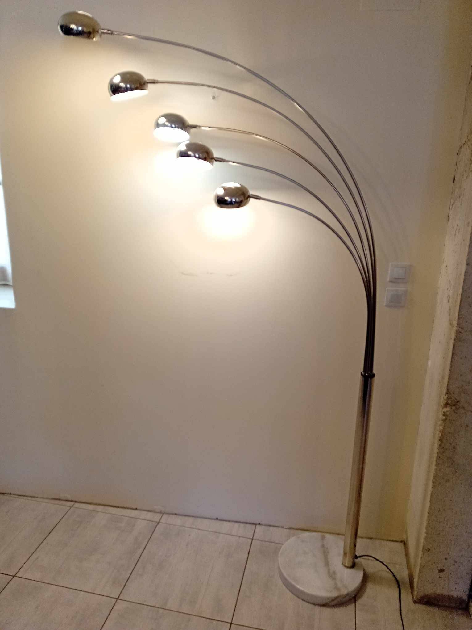 Set of 2 five fingers floor lamps by kare design 70's