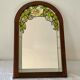Miroir décors style vitraux 55x35cm