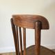 Set of 5 baumann bistro chairs in bent wood stamped xxth