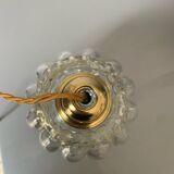 Lampe baladeuse à poser ou suspendre verre bulle vintage